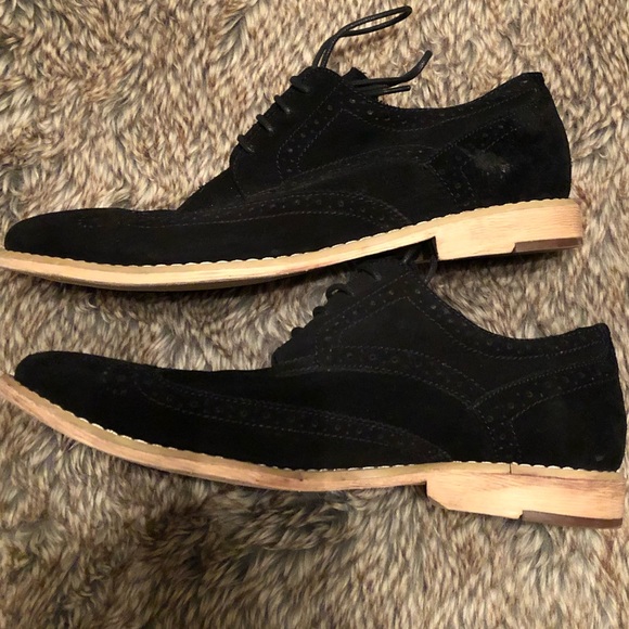 SOLD! Jump J57 Farley, suede wingtip dress shoes - Picture 3 of 6